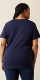 Rebar Cotton Strong Standard V-Neck T-Shirt Back Plus